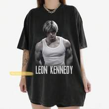 Limited Leon Kennedy Shirt, Vintage 9 Requiem T-Shirt - 黑色 - 查看 1