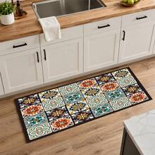1pc Plaid Pattern Diatomaceous Earth Drying Mat, Non-Slip Heat-Resistant Absorbent Pad, Suitable For Kitchen Countertop, Coffee Machine, Tableware, Home Cafe Bar Party Decoration Placemat Gift - Multicolor - View 16