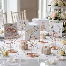 20/10pcs Butterfly Table Number Holders, Place Card Holders For Table Butterfly Photo Holder Decoration For Wedding Reception, Cafe, Centerpieces, Party, Restaurant, Birthday - View 8