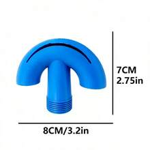 1件裝泳池水噴泉－標準3/4"螺紋水景噴頭，花園與戶外池塘增氧噴泉頭 - 游泳池噴水器 - 查看 10