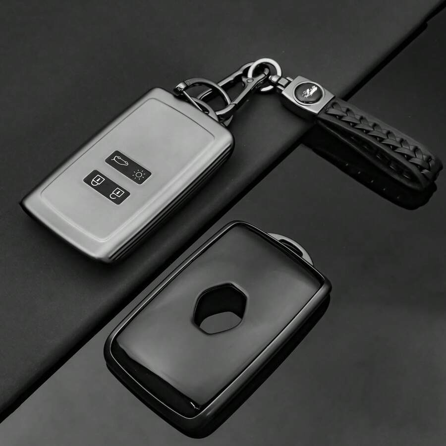 New TPU Car Remote Key Case Cover Shell For Renault Koleos Captur Megane Clio Scenic Talisman Arkana For Dacia Sandero Card Fob - A - View 1