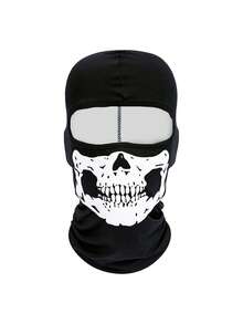 1/2/3/4pcs Unisex Skull Face Mask, Suitable For Cycling, Hiking, Party, Skiing And Other Outdoor Activities,Beach,Holiday - Multicolor - View 1
