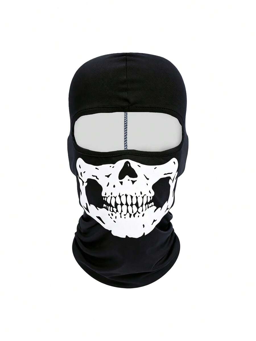 1/2/3/4pcs Unisex Skull Face Mask, Suitable For Cycling, Hiking, Party, Skiing And Other Outdoor Activities,Beach,Holiday - Multicolor - View 1