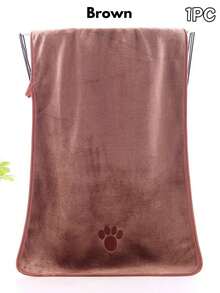 1/3/5pcs Customized Name & Paw Print Embroidered Pet Towels, Quick-Dry Microfiber Bath Towels, Suitable For Dogs And Cats, Perfect For Puppy Bathing, Beach, Camping And Daily Use, Multiple Colors Available, Suitable For Small/Medium/Large Pets - Multicolor - View 16