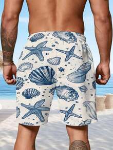 Men Beach Shorts - Multicolor - View 2