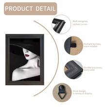 Wall-Mounted Or Desktop Dual-Use Middle Eastern Style Creative Photo Frame 5" 6" 7" 8" 10" (Includes Photo Paper, Randomly Shipped), Suitable For Various Gift Photo Frames, Applicable For Home, Bedroom, Dining Room, Living Room - one-size - View 4