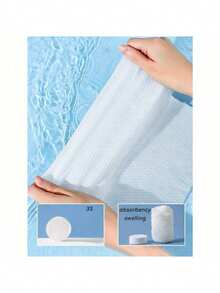 300pcs Compressed Towels, Large Capacity Portable Disposable Compressed Face Towels, Portable Travel Compressed Face Towels, Makeup Removal Towels - Multicolor - View 3
