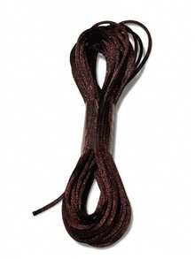 Silk Thread Satin Cord 2mm - 5 Meters Various Colors - 鏽棕色 - View 4