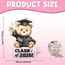 Hadiah Kelulusan 2026 untuknya - Plakat Peringatan Akrilik dengan Motif Gajah dan Beruang - Hadiah Kelulusan 2026 untuk Anak Perempuan, Saudari, Teman, dan Sahabat Wanita - Cocok untuk Lulusan SMA, Perguruan Tinggi, atau Universitas - 1PC - View 2