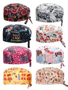 1 Peça Bandana Ajustável com Estampa de Coração em Poliéster, Unissex - Multicolorido - Visão 10