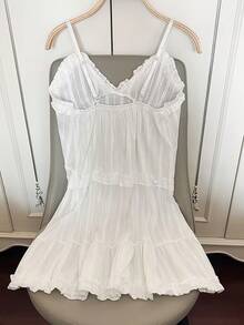 Women Midi Dresses - White - View 10
