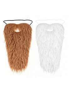 1pc/2pcs Long Natural-Looking Beard Mask, Great For Halloween, Christmas Costume Party Makeup, Cosplay - Multicolor - View 17