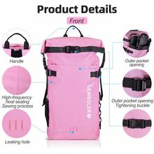 NEWBOLER 25L/35L 大容量游泳防水袋 戶外運動防水袋 適用於游泳、健行、划船的防水乾袋 - 彩色 - 查看 4