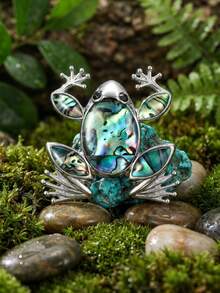Stylish Enamel Frog Brooches For Women Unisex Animal Pins Banquet Jewelry Clothing Accessories/Friends Gathering Badges New Gifts - Frog - View 15