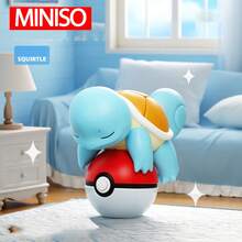 Miniso 1个随机夜光宝可梦精灵球微型生态瓶，可爱皮卡丘和伊布睡觉摆件，庭院装饰，节日和生日推荐礼物 - 1件隨機款式 - 查看 10