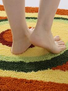 DAJIANG 1 buah Keset Kamar Mandi Berbulu Lembut, Terasa Lembut dan Nyaman di Kaki, Motif Buah, Cocok untuk Kamar Mandi, Dapur, Luar Ruangan, Dalam Ruangan, Lorong, Kamar Tidur, Ruang Tamu, Alas Pinggir, Bagian Bawah Anti Selip TPR, Dapat Dicuci dengan Mesin dan Mudah Dibersihkan - MultiWarna - View 8