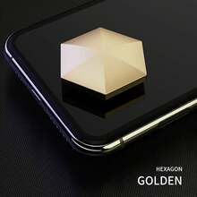 1PC Aluminum Alloy EDC Stress Relief Toy, Square And Hexagonal Desktop Dynamic Rotating , Rolling And Throwing Adult Stress Relief Toy, Portable Desk Accessory, Used To Relieve Anxiety, Available In Black, Gold, And Silver - Multicolor - View 12
