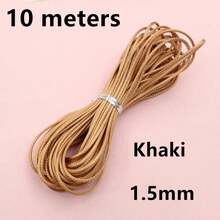 10米 1/1.5mm厚蠟繩線繩繩索DIY手鍊項鍊珠寶製作材料 - Waxed cord - View 13