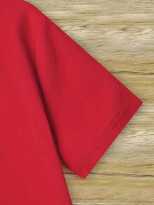 Short-Sleeved T-Shirt For Boys - Red - View 4