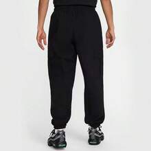 Nike Club 工裝風機能風舒適休閒寬鬆束腳休閒褲 男款 - 黑色 - 查看 9