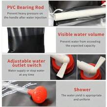 1pc - 5.3 Gallon Portable Camping Shower Bag | Detachable Hose And Switch Shower Head, Suitable For Outdoor Camping, Hiking, RV Travel | Emergency Survival Gear, Backpacking Essential - Shower Bag - View 6