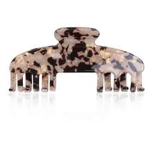 1pc/4pcs New Design Anti-Slip Acetate Hair Claw Clip Durable Strong Hair Claw Baseball Cap Compatible Hair Accessory - Multicolor - View 5