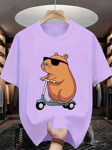 Short-Sleeved T-Shirt For Boys - Pink - View 1