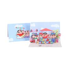 Miniso 1张超级马里奥3D立体贺卡，趣味游戏角色设计，生日/派对邀请卡，适合儿童粉丝，附信封，创意礼物 - 查看 7