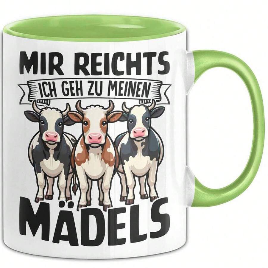 24-Hour Delivery In Mexico. "I'm Going To Visit My Friends" Coffee Mug For Cow Farmer Coffee Tumbler. Fun Coffee Mugs To Give As Gifts For Birthdays, Christmas, And Easter, As Well As For Everyday Use At Home Or In The Office. 11 Oz / 325 Ml Ceramic Mug. - 3 - 查看 1