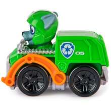 Spin Master Paw Patrol 汪汪隊_ 空中救援，幼犬小隊賽車 Rocky，垃圾車主題車輛，適合 3 歲以上兒童 - ROCKY - 查看 5