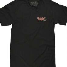Tee Luv  M.Iller High L.Ife Girl In The Moon Beer Logo T-Shirt - Black - View 1
