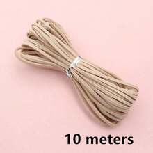 10m 2.5mm 扁平仿麂皮編織繩，韓式天鵝絨皮革繩，DIY項鍊珠寶製作材料 - rope cords - 查看 27