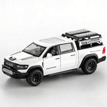 Model Truk Pickup Mammoth Skala 1:32 dari Paduan Logam Die-Cast, Pintu Dapat Dibuka - Rak Kargo Belakang Dapat Dilepas, Mainan Kendaraan Off-Road untuk Kolektor Anak, Hadiah Ulang Tahun, Hadiah Ulang Tahun - MultiWarna - View 12