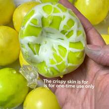 1pc Fruit Crispy Squeeze Toy | Soft Stress Relief Toy, Affordable And Durable Squeeze Toy, Crispy Texture Venting Tool, Adult Sensory Anxiety Relief Slow Rebound Squeeze Toy | Birthday Party, Mother's Day, Father's Day Gift, Adult Fun Desk Decor, Home Leisure Stress Relief Item - Multicolor - View 5