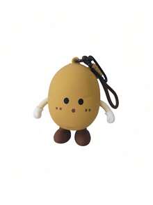 1 túi mini đựng tai nghe/ví đựng tiền xu/móc treo chìa khóa/phụ kiện treo ba lô hình nấm hương dễ thương series rau củ - ví đựng tiền xu - Xem 13