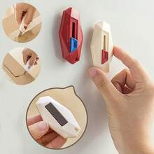 Magnetic Portable Box Opener, Multi-Function Cutting Tool, Precise Box Opener - Automatic Retraction, With Magnetic Fridge Sticker, Convenient For Opening Packages, Letters And Envelopes, Suitable For Home And Office, Office Supplies, And Package Opening - Multicolor - View 1