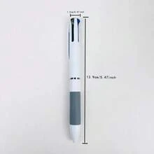 10/Set 3-In-1 Ballpoint Pen - 3 Color Retractable Pen -Smooth Writing, Ideal For Office Stationery And Fine Writing, Essential Office Supply | Ballpoint Pen Set |Smooth Writing Pen, Back To School - 3-color Pen [black + Blue + Red] - View 3