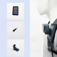 Quick Release Backpack Clip Mount, 360° Rotating Action Camera Bracket, First-Person View Video Fixing Clip Live Streaming Accessory, Backpack Strap Shoulder Strap Waist Belt Clip Handheld Chest POV Hiking Body Sensor Attachment - Multicolor - View 17