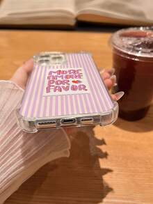 More Love 柔軟透明保護殼，適用於 Apple 17/17Pro/17Promax/16 Pro Max/17/15/14/13/12/11，方便實用，全新時尚創意設計美學，高品質氣墊保護殼，男女皆適用 - 透明3 - 查看 5