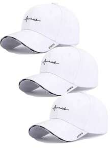 1pc/2pcs Unisex Baseball Cap, Casual Letter Print Snapback Hat, Suitable For Daily Use, Outdoor Travel, Hiking, Skiing - Multicolor - View 16