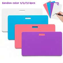 Random 1/2/3/4pcs Erasable Badge Notebook, Pocket Size Horizontal Whiteboard Memo Pad, Suitable For Home, Office, School, Hospital, Fit For Men, Women, Teachers, Nurses To Record Reminders, Random Color - Multicolor - View 2