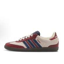 Adidas Originals X Notitle SAMBA OG Retro Style Comfortable And Versatile Low-Top Sneakers Unisex In Beige, Red, And Blue - 米紅藍 - 查看 8