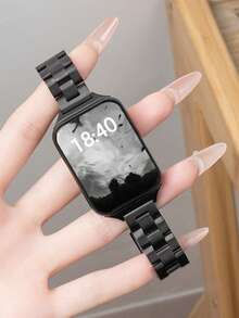 不鏽鋼錶帶 + 1 個錶帶拆卸工具，適用於 Band 10/9/8/9pro/8Pro，透氣替換錶帶，亦相容於 Redmi Watch4/5 男款女款智慧手錶 - Mi Band 8/9pro - 查看 9