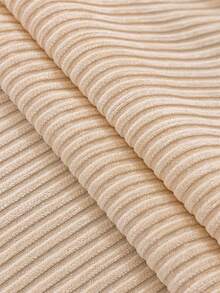 1 buah Sarung Sofa Chenille Bergaris Warna Polos, Gaya Minimalis Klasik, Tahan Gores, Tahan Aus, Ramah Hewan Peliharaan, Pelindung Sofa Sepanjang Musim, Cocok Untuk Kamar Tidur, Ruang Tamu, Ruang Belajar, Kantor, Dapat Dicuci dengan Mesin - Krem - View 6