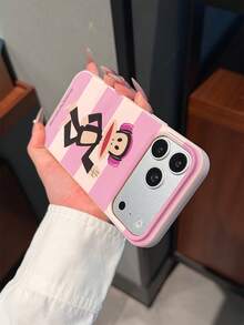 Officially Licensed Paul Frank Liquid Silicone Phone Case, Full Coverage Anti-Drop Protection For Camera, Listening To Music Monkey Striped Pattern, New Style Compatible With Iphone 11/12/13/14/15/16/17/18 Pro Max Phone Protective Cover, Holiday Gift, Daily Commute, Daily Anti-Drop Highly Attractive Model - Multicolor - View 5