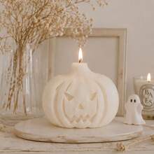 1pc Halloween Pumpkin Ornament Silicone Mold, Aromatherapy Candle Plaster Mold, Perfect For Halloween Atmosphere Decoration Ornament Making, Suitable For Handmade Crafts, Reusable - Pumpkin Mold - View 5