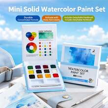 12 Colors Solid Watercolor Paint Set, Art Painting Use (Professional Art Use) - Sets - View 9