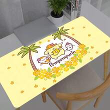 1入 Sanrio Pompompurin 可愛耐用電競滑鼠墊/桌墊，防滑，適用於辦公室、學校與居家裝飾，趣味設計，可水洗 - 222 - 查看 4