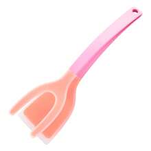 1 pieza Utensilio de cocina de silicona antideslizante 2 en 1, puede saltear o sujetar alimentos, un gran ayudante para la cocina. Herramientas de cocina disponibles en múltiples colores, adecuado para uso en el hogar, la cocina y el camping, no daña los utensilios de cocina - Multicolor - Ver 13