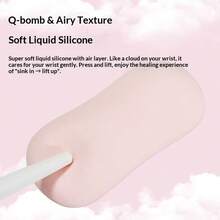 qialeduo 液態矽膠人體工學腕墊，柔軟氣墊式腕部支撐墊，適用於遊戲/辦公滑鼠，防滑底座，筆電/桌機止痛腕墊 - 查看 3